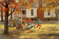 Fall Football Classic usually before Thanksgiving Art Prints by Andy Thomas