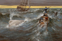Moby Dick Captain Ahab Classic Story Artwork by Andy Thomas