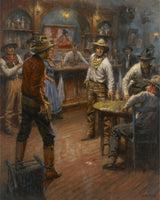 You Played that Card Old West Saloon Poker Game artwork by Andy Thomas