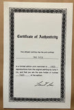 Day Lily Certificate of Authenticity 1445/1950