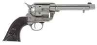 Old West 1873 Antique Grey Black Grip Replica Revolver Non-Firing Gun
