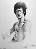 Bruce Lee Portrait by Gary Saderup