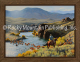 Rockin Right Along – Framed Giclee Canvas by Clark Kelley Price