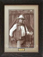 The Duke Framed Print of John Wayne – Cowboy