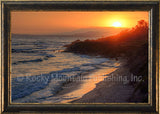 Beachside Reflections – Framed Giclee Canvas by Mitchell Mansanarez