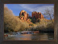 Cathedral Rock – Framed Giclee Canvas by Mitchell Mansanarez