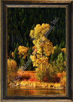 River Kaleidoscope – Framed Giclee Canvas by Mitchell Mansanarez