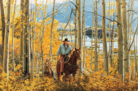 Leaves of Gold Western Cowboy Art Prints by Tim Cox