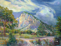 Silver Cliff Ranch Colorado Portrait of Mountains Landscape by Vickie McMillan-Hayes