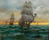 Black Bart's Fleet - Pirate Ship Artwork by Andy Thomas