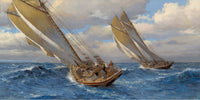 Captains Courageous Rudyard Kipling Sailing Artwork by Andy Thomas