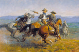 Desperate Ride Cowboy Art Prints by Andy Thomas