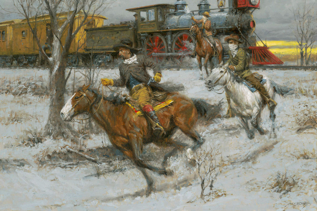 Fast Guns and Faster Horses Old West Art Prints by Andy Thomas