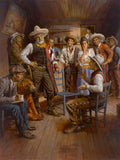 Judge Roy Bean and His Court Western Art Prints by Andy Thomas