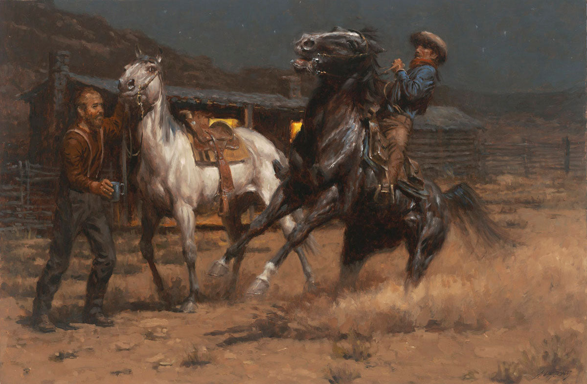 Midnight Pony Express Art by Andy Thomas | Gallery4Collectors.com