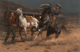 Midnight Pony Express Art prints by Andy Thomas