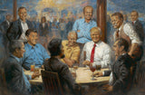 The Republican Club US Presidents  Enjoying time together Artwork by Andy Thomas
