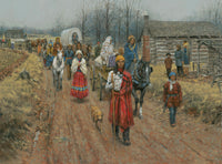 The Trail of Tears Cherokee Artwork by Andy Thomas