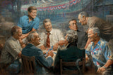 True Blues Democratic Presidents Playing Poker Artwork by Andy Thomas