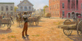 Wild Bill Hickok vs Dave Tutt Gunfight Western Artwork by Andy Thomas