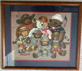 Charles Wysocki The Gangs All Here Framed Artist Signed Paper Print