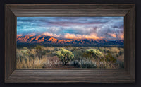 Desert Skies Framed Giclee Canvas art by Mitchell Mansanarez