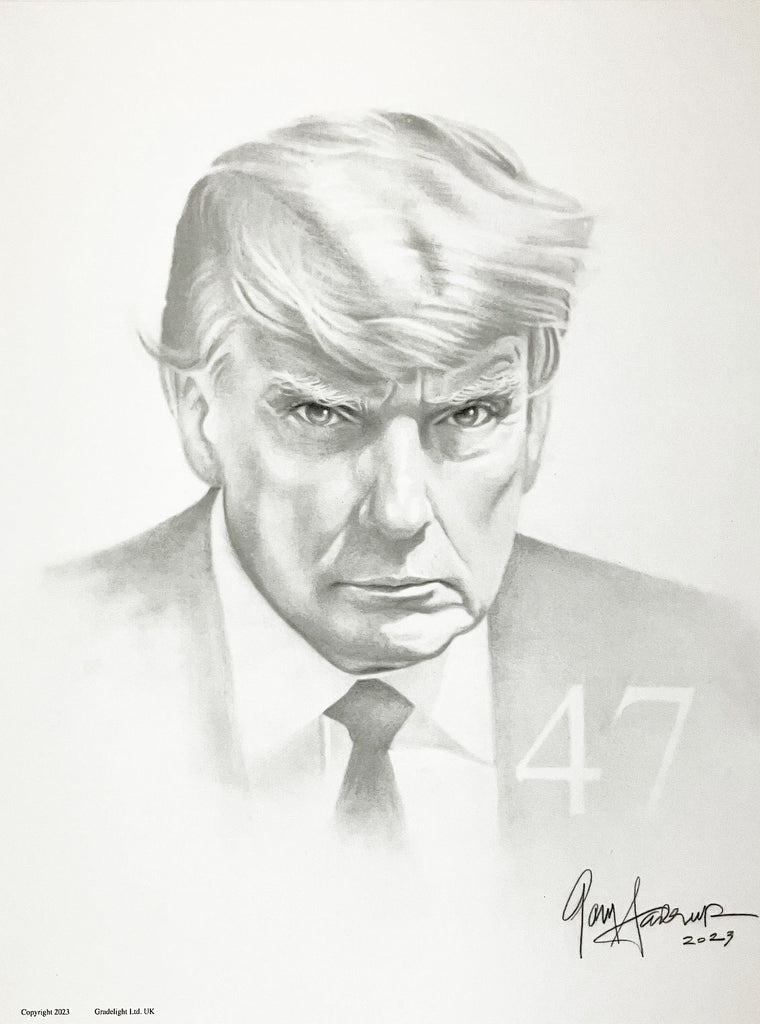 Donald Trump Mug Shot Print by Gary Saderup