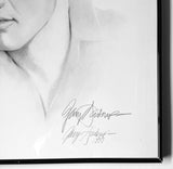 Elvis Presley Custom Framed Limited Edition SN by Gary Saderup