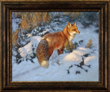 Looking For Christmas Dinner Custom Framed Giclee Canvas art prints by Hayden Lambson