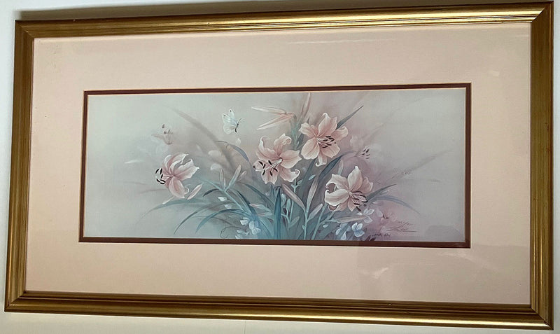 Day Lily Framed Limited Edition Artwork by Lena Liu