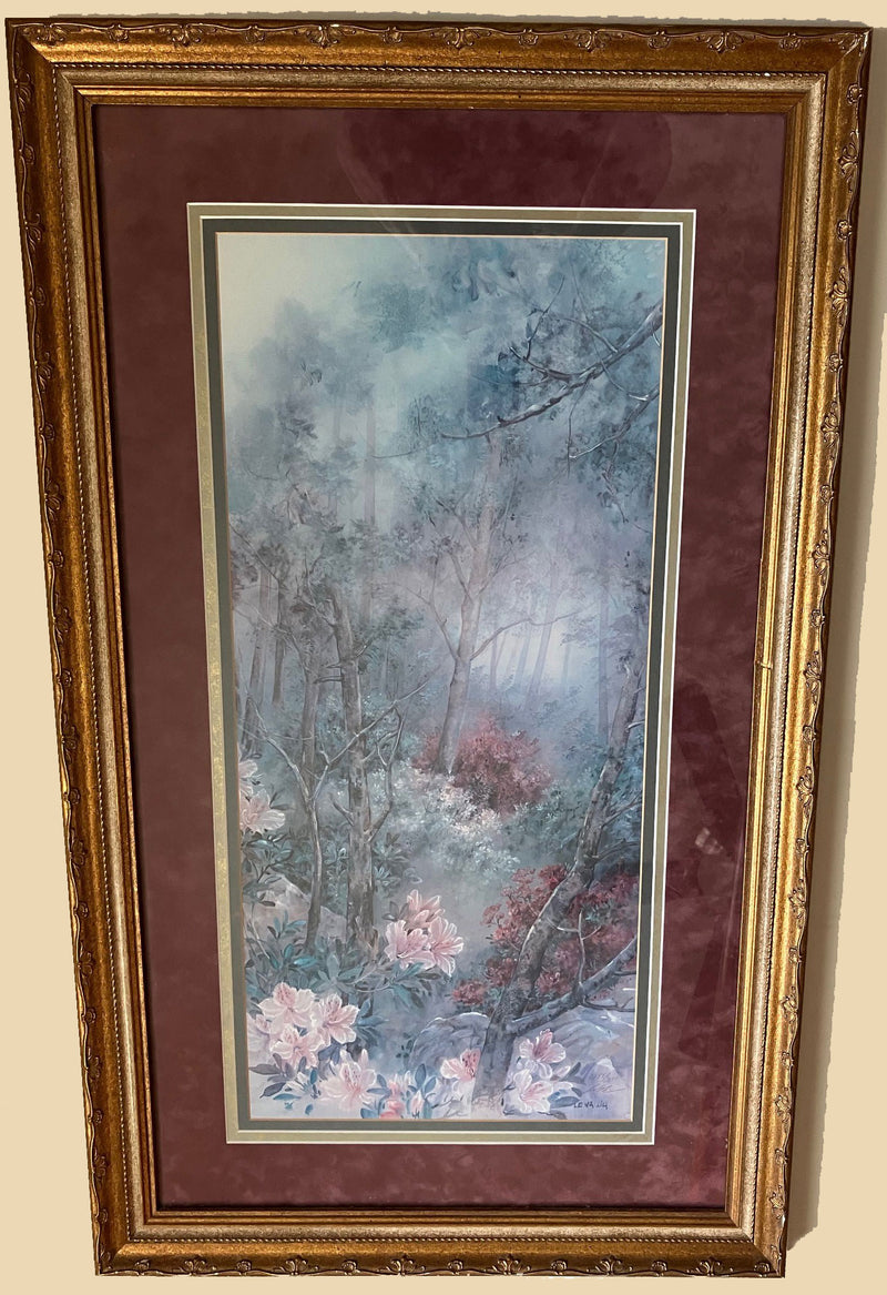 Forest Azalea Framed Limited Edition Artwork by Lena Liu