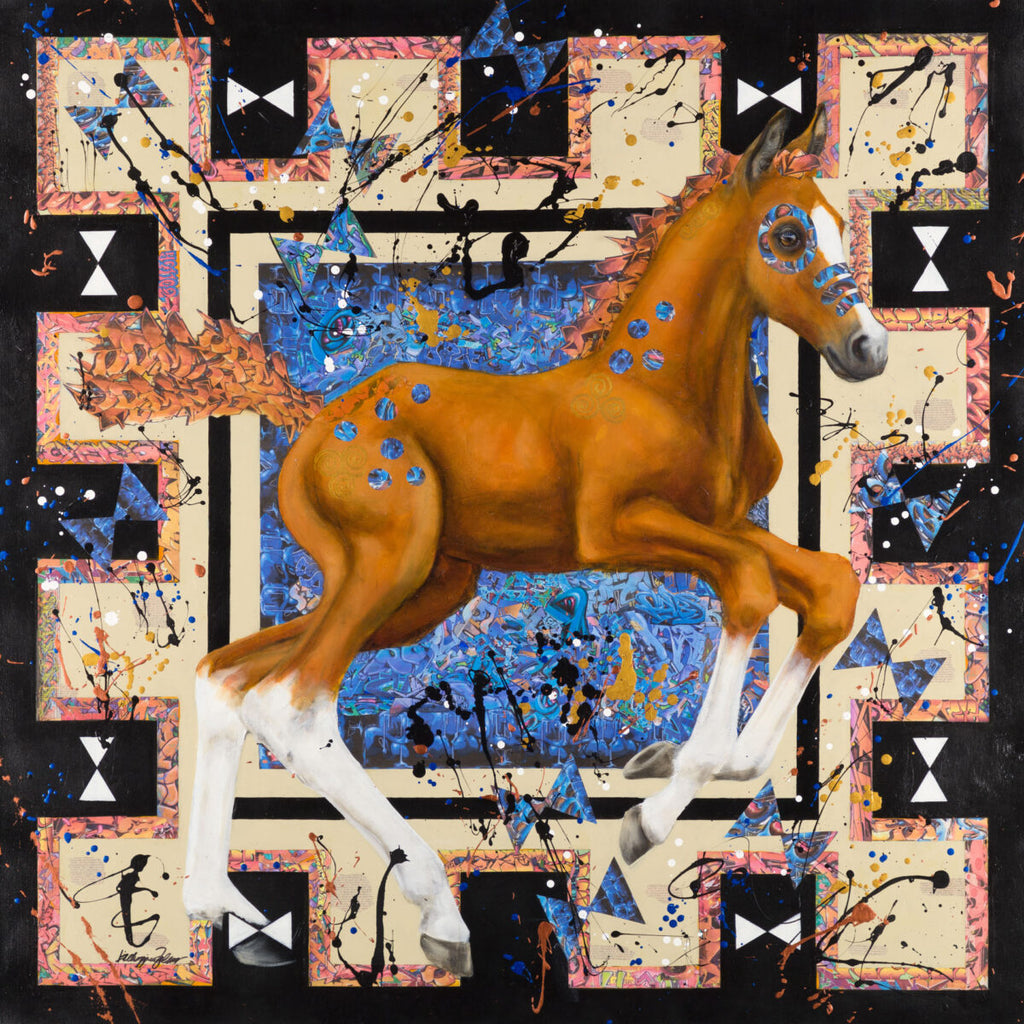 Wild Fillies Make the Best Horses 3 Canvas Art Prints by Liz Chappie-Zoller