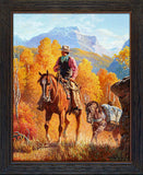 Magic of the Autumn Trail Framed Giclee Canvas Art by Clark Kelley Price