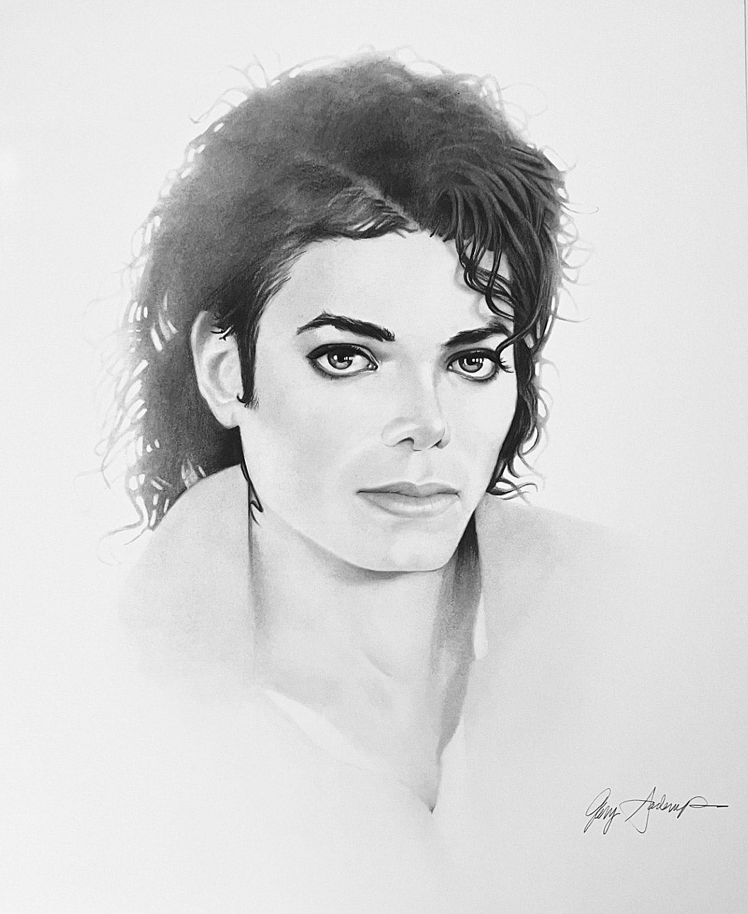 How To Draw Michael Jackson Portrait