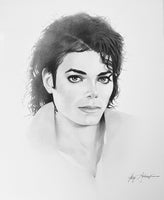 Michael Jackson Portrait Art Prints by Gary Saderup