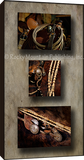 Bridle and Reins – Gallery Wrapped Triple Canvas Art Prints by Mitchell Mansanarez