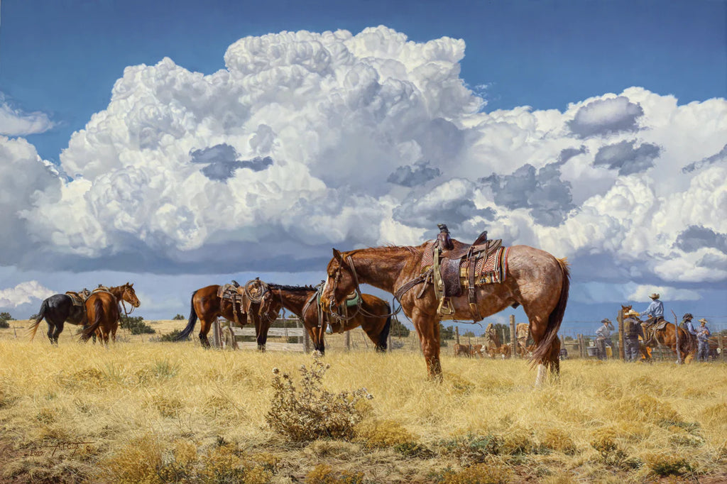 On Standby Horse Art by Tim Cox | Gallery4Collectors.com