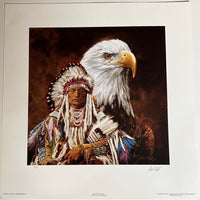 Spirit of the Eagle Limited Edition Artist Signed Numbered Paper Art Print by Paul Calle Artist