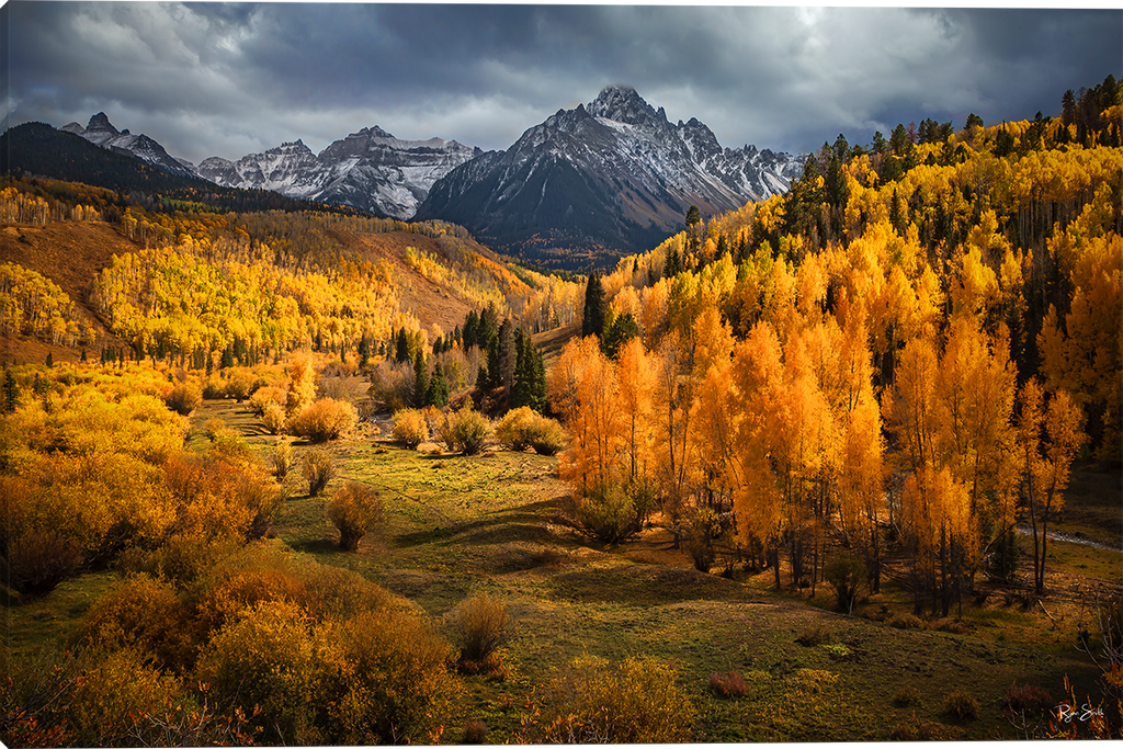 Golden Meadows Giclee gallery wrapped canvas art prints by Ryan Smith