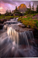 Journey Waterfall Giclee gallery wrapped canvas artwork by Ryan Smith