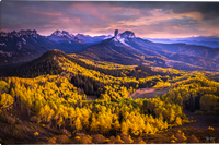 Peaks and Valleys Giclee Gallery Wrapped Canvas Art Prints by Ryan Smith