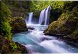 Spirit Falls Oregon Waterfall giclee canvas artwork by Ryan Smith Artist
