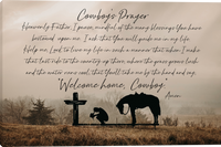 Cowboys Prayer - Gallery Wrapped Giclee Canvas Prints by Teri James Artist