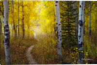 Autumn Passage Gallery Wrapped Giclee canvas art prints by Zack Clothier Artist