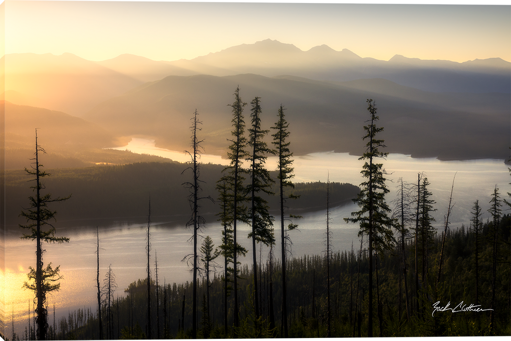 First Light Sunrise Giclee Canvas Art Prints by Zach Clothier