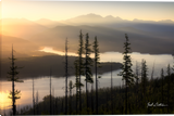 First Light Sunrise Giclee Canvas Art Prints by Zach Clothier