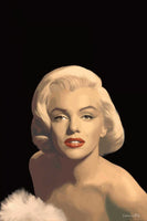 Classic Beauty in Black - Marilyn Monroe by Chris Consani