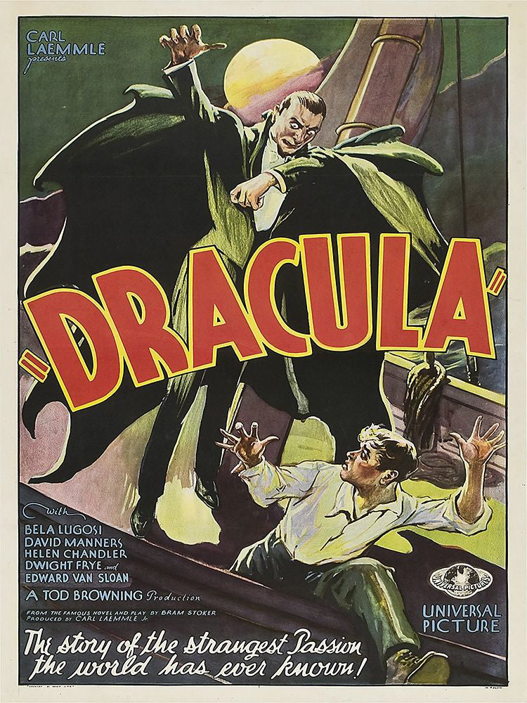Dracula 1931 - Classic Horror Movie Poster