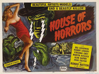 House of Horrors - Classic Thriller Movie Poster from the 1940s