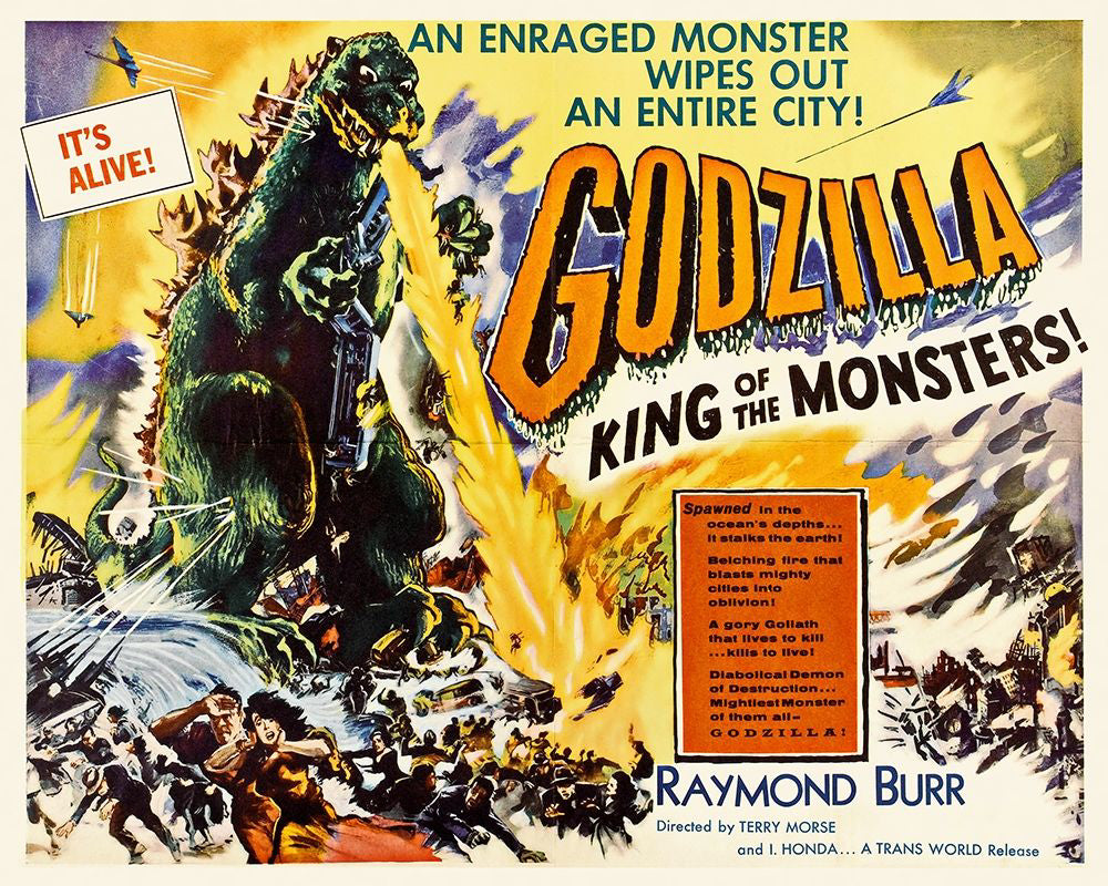 godzilla king of monsters poster Godzilla King of the Monsters - Classic Movie Poster